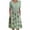 #4-Green, variant on Patlollav Women Summer Dress Short Sleeve Folding Floral Dresses