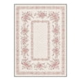 thumbnail image 3 of KUETH 5x7 Soft Botanical Rug for Living Room, Machine Washable Low Pile Non Slip Backing Area Rug, Dusty Rose Rug for Bedroom Dining, 3 of 5