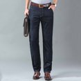 thumbnail image 2 of Mens Baggy Jeans Relaxed Fit Straight Leg Jeans Summer Denim Pants, 2 of 8