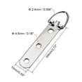 thumbnail image 3 of Unique Bargains D Ring Picture Hangers, 90mm x 22mm Silver Tone Assortment Kit for Photo Hanging 10Pcs, 3 of 5