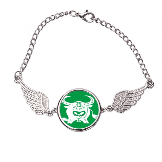 Año de buey animal China Patron del Zodiaco Pulsera pulsera pulsera alas de ángel pulsera