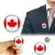 thumbnail image 3 of Pin con bandera de Canadá, broche nacional canadiense, pines con hoja de arce, insignia, recuerdo patriótico para hombres y mujeres, 3 of 8