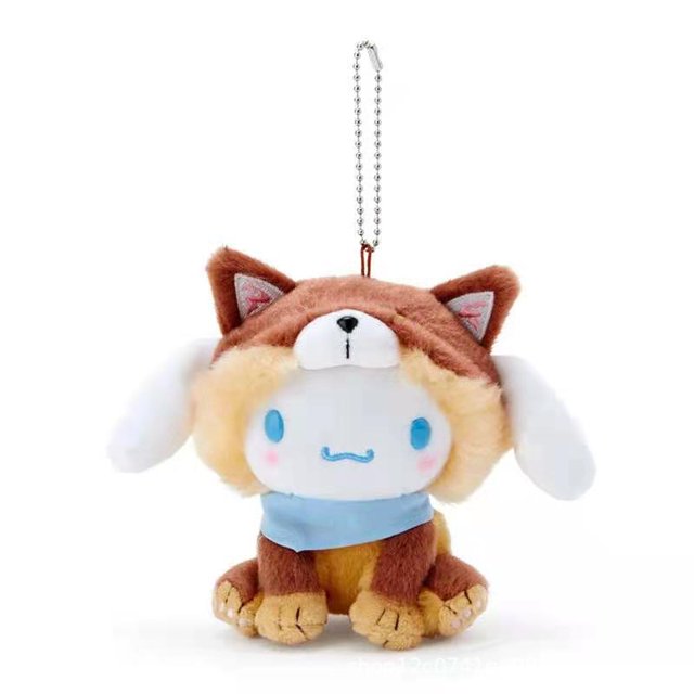 Muñeco de peluche Sanrioed de 10Cm, Kuromi Cinnamoroll My Melody, llavero de Anime suave de dibujos animados, colgante para bolso, regalo para niña, 2022Cinnamoroll-B Fivean Toy model