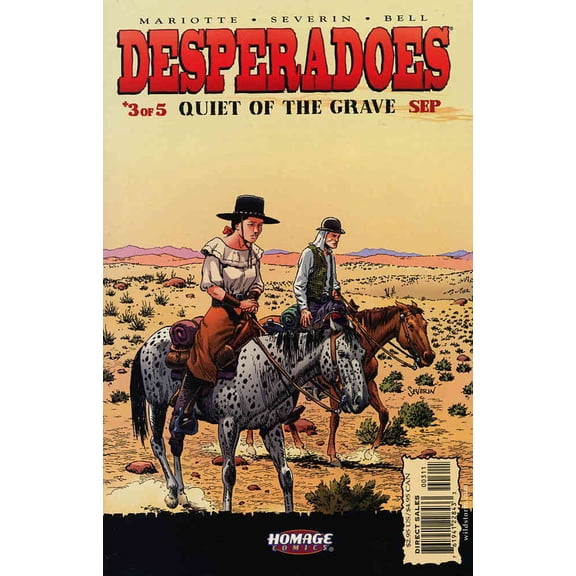 Desperadoes: Quiet of the Grave #3 VF ; Homage Comic Book