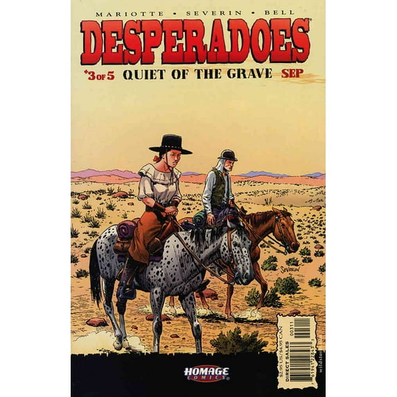 Desperadoes: Quiet of the Grave #3 VF ; Homage Comic Book