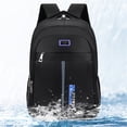 thumbnail image 6 of Red Laptop Backpack, Water Resistant Travel Daypack, Office School Computer Bag, 6 of 9