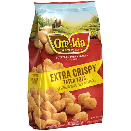 Ore-Ida® Extra Crispy Tater Tots® 28 oz. Bag - Walmart.com