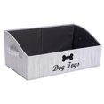 thumbnail image 1 of Cesta de almacenamiento Morezi para juguetes para perros, color gris, 50 cm x 28 cm x 21 cm, 1 of 7