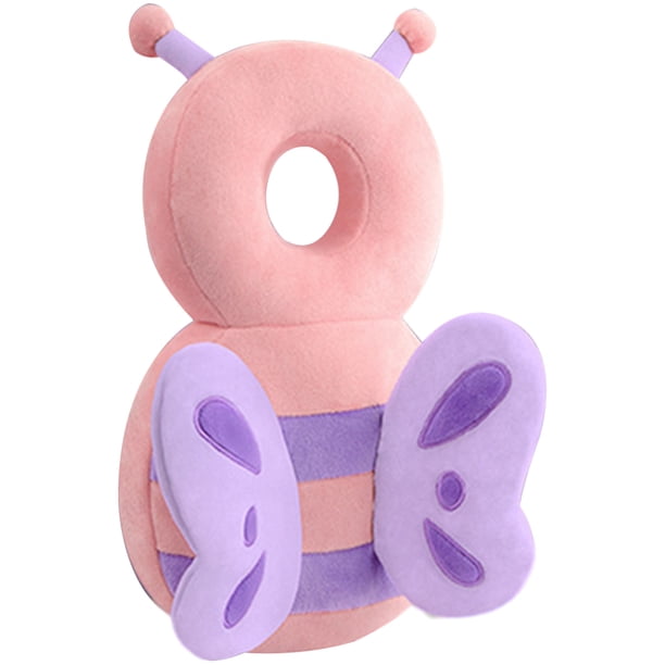 Almohada Felpa para Protección La Espalda Del Bebé Lindo para Edades 4 A 24 Meses (mariposa)