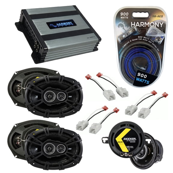 Fits Dodge Magnum 2005-2007 Factory Speaker Upgrade Kicker DSC693 DSC35 HA-A400.4