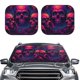thumbnail image 2 of Fotbe Purple-Red Skull Juego de 2 Piezas de Parasoles para Parabrisas | Bloqueador Solar para Auto | Accesorios Plegables para Protección Solar Interior-Large, 2 of 6