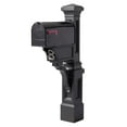 thumbnail image 2 of Step2 Atherton 59" Onyx Black Plastic Mailbox Post Kit, 2 of 26