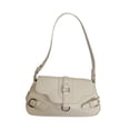 thumbnail image 2 of Bolso de hombro de piel sintética para mujer, bolso de mano para ir al trabajo, al aire libre, moderno, color sólido Blanco, 2 of 9