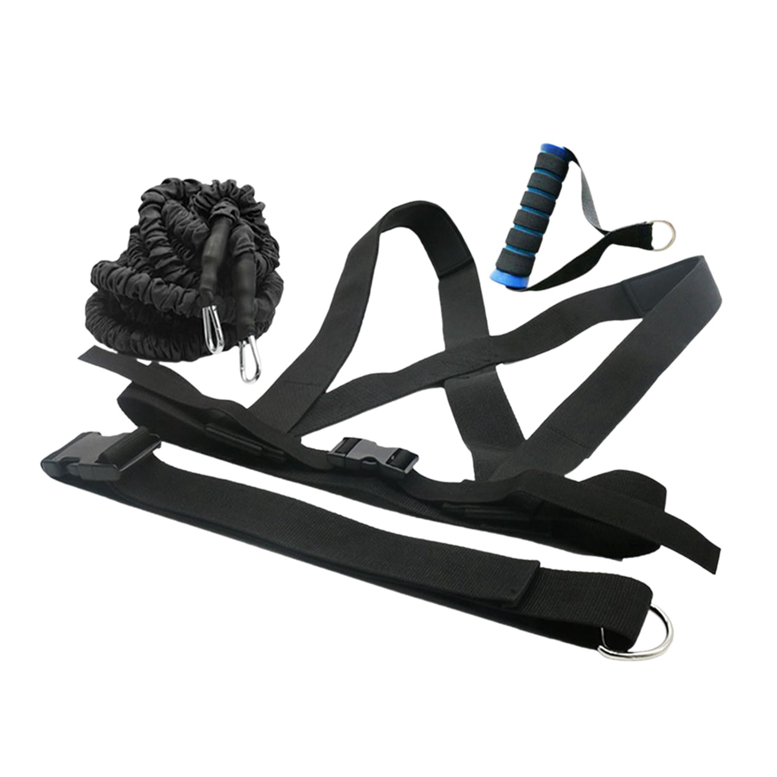 funtasica Resistance Training Stretch Band Kits Improving Speed 50lbs Workout Bands Fitness Gift Resistance Tube Band for Power Agility 50lbs Set D