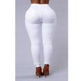 thumbnail image 4 of Pantalon Jean Moulant Décontracté en Denim Extensible pour Femmes, Taille Haute, Leggings, Jeans, Pantalons, 4 of 6