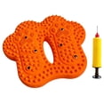thumbnail image 1 of Tachiuwa Foot Massager Mat Inflatable Pressure Point Pad for Running Indoor Traveling orange, 1 of 6