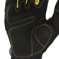 thumbnail image 4 of DPG211L Work Gloves, Synthetic Leather Palm, Black, Men's L - Quantity 1, 4 of 6