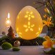 thumbnail image 4 of Adornos de cerámica para decoración de escritorio de Pascua, huecos y brillantes, para Pascua, 4 of 7