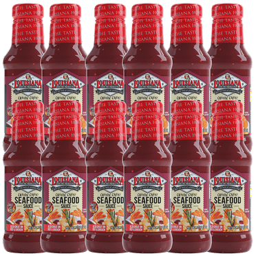Louisiana Fish Fry Cajun Seafood Sauce 12 oz Pack of 12