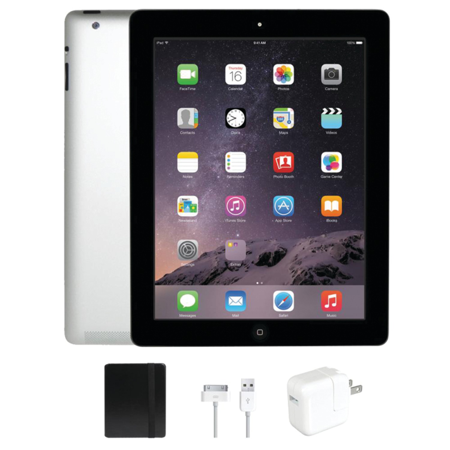 Restored MP2 - Apple iPad 2 with Wi-Fi 16GB - Black (2nd generation) MC769 (Refurbished) - image 4 of 4