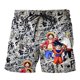 thumbnail image 1 of Anime Dragon Ball Z Goku Impreso Completo Hombres Hip Hop Board Shorts Desgaste De Calle Cintura Elástica Hawaiana Verano Playa Pantalones Cortos, 1 of 4