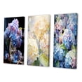 thumbnail image 3 of Designart "Blue violet Hydrangea Enchanting Bouquet" Floral Wall Art Set Of 3 - Blue Hydrangea Gallery Wall Set For Home Decor, 3 of 7