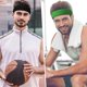 thumbnail image 4 of Diadema deportiva con absorción de sudor para hombres y mujeres, adecuada para baloncesto, correr, tenis, gimnasio, ejercicio 3PCS, 4 of 6