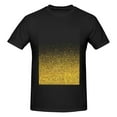 thumbnail image 4 of Bingfone Gold Glitter Gradient Men'S Loose Fit Short-Sleeve Pocket T-Shirt, 4 of 7