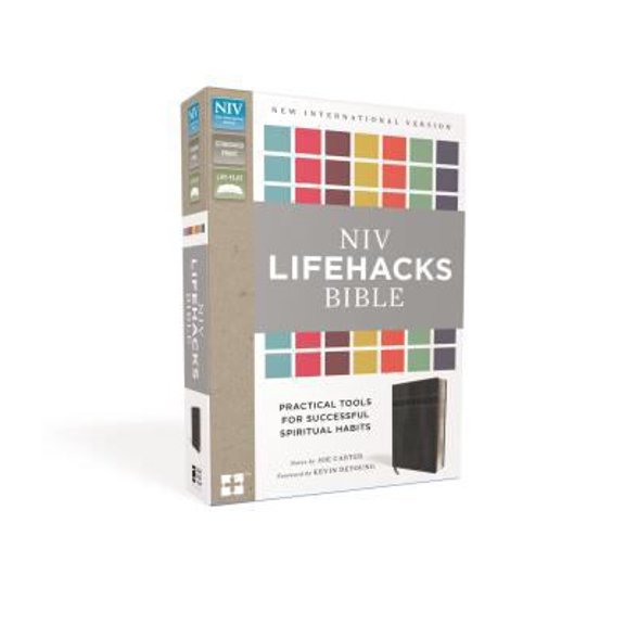 Pre-Owned NIV, Lifehacks Bible, Imitation Leather: Practical Tools for Successful Spiritual Habits (Unknown) 0310434106 9780310434108