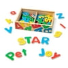Melissa & Doug 52 Wooden Alphabet Magnets in a Box - Uppercase and Lowercase Letters - FSC Certified