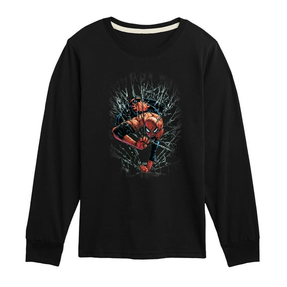 Marvel Spider-Man - Webs - Toddler And Youth Long Sleeve Graphic T-Shirt