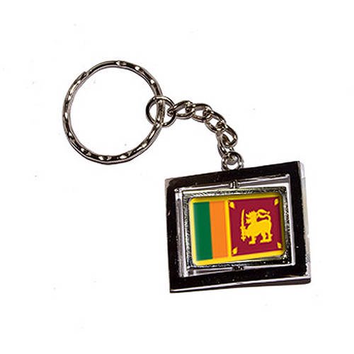 Sri Lanka Country Flag New Keychain Ring