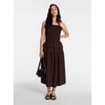 thumbnail image 3 of Time and Tru Women's Smocked Tank Top, Sizes XS-XXXL, 3 of 6