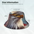 Giroia Bald Eagle Pilot for Reflective Fisherman's Hat Caps Men and