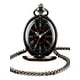 thumbnail image 1 of Reloj de Bolsillo Negro Liso Elegante Analogo con cadena Genérico Reloj de bolsillo liso, 1 of 3