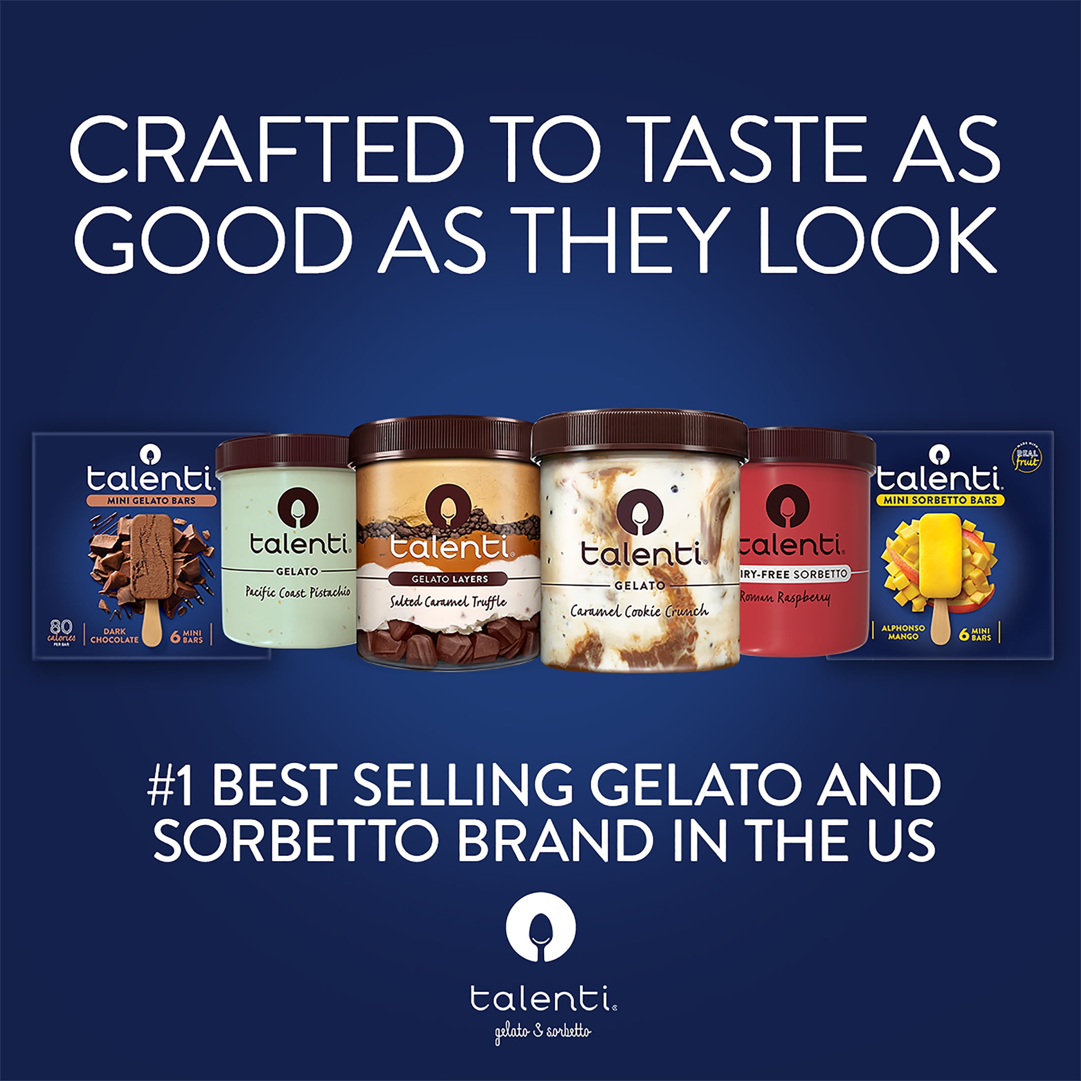 Talenti Gelato Gluten Free Mediterranean Mint Frozen Dessert Kosher Milk, 16 oz 1 Count