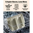 thumbnail image 6 of Microwave Bacon Cooker, Microwavable, Greaseless, Healthy and Crispy Bacon, As Seen on TV, 6 of 8