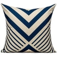 thumbnail image 2 of Fundas decorativas cuadradas para cojines de lona para exteriores, 18 x 18 para sofá cama,Conjunto de 4 Azul Xemadio CJWUS-4400, 2 of 5