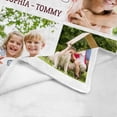 thumbnail image 4 of AISENIN Personalized Photo Blanket for Mom Gift Best Mom Ever Birthday Mother's Day for Grandma Wife Custom Bed Throws with Picture Text Name, 4 of 5