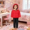 thumbnail image 2 of Mercatoo Kids Winter Puffer Set Boy Girl 2-Piece Quilted Down Jacket and Sn𝗼w Pants Set Insulated Fleece Lined Snowsuit Warm Ski Suits, 2 of 4