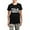 With Gray Camo Pant, variant on - SISTER BEAR Pajamas - Women's Short Sleeve Print T-Shirt and Pants Dark Cotton Pajama Set