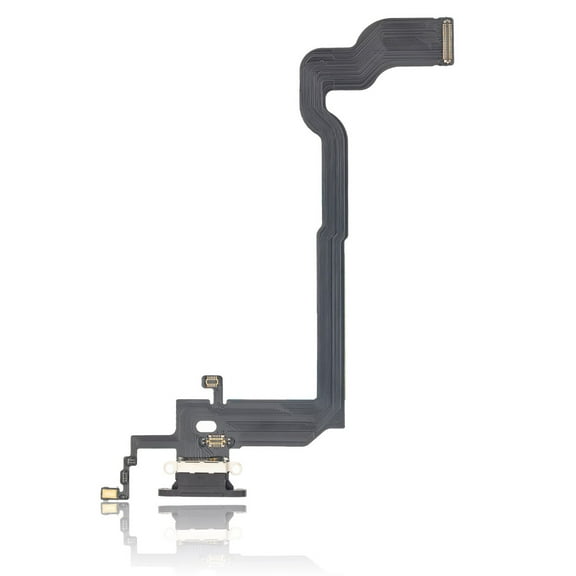 Replacement Charging Port Flex Cable For Apple iPhone X (10) - Space Grey (Aftermarket Quality)