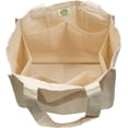 thumbnail image 2 of Canvas Tote Bag Bottom Gusset Washable Grocery Tote Bag with Handles, 2 of 5