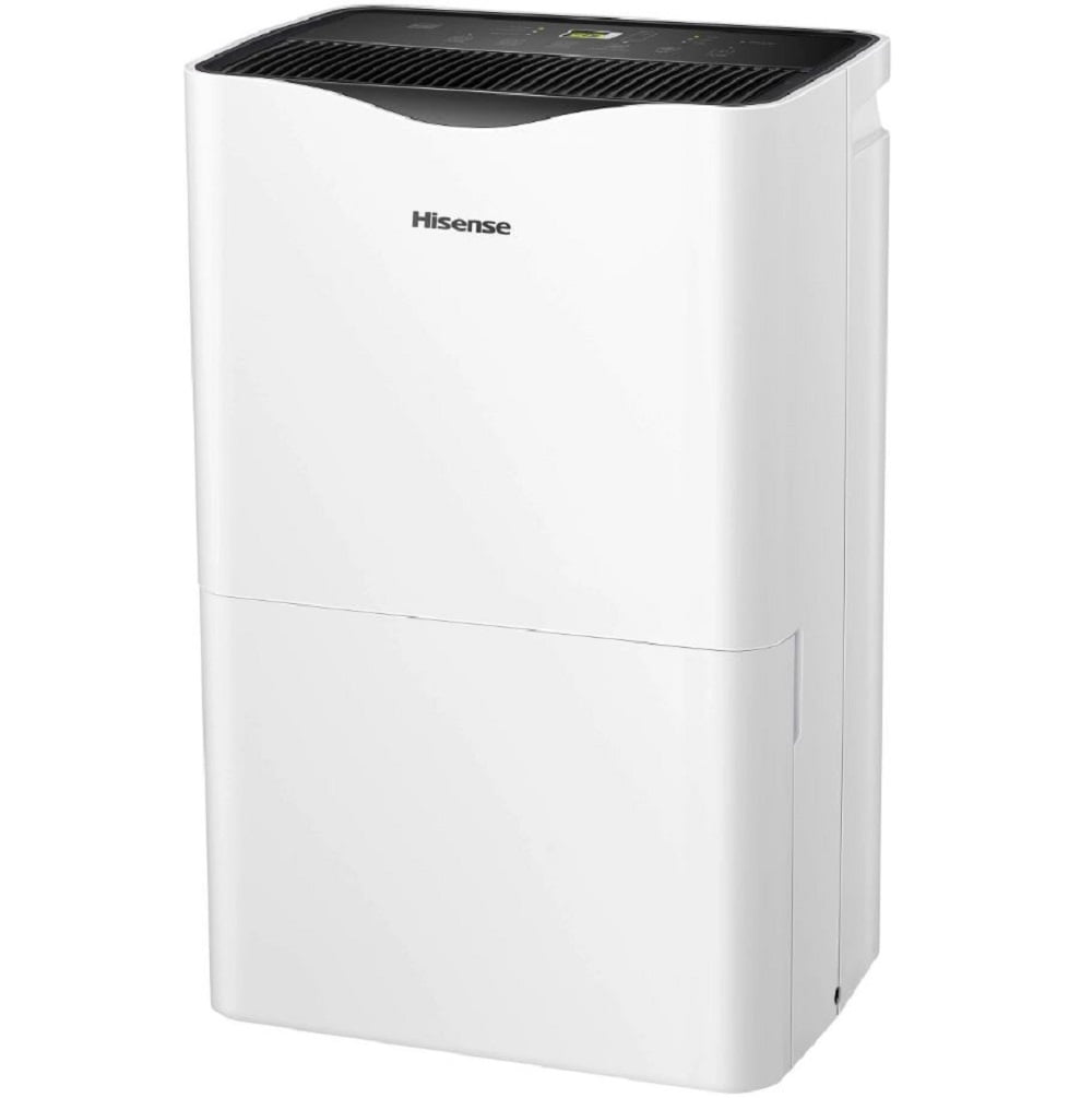 Restored Good Hisense Energy Star 50 Pint 3-Speed Dehumidifier, 4500 sq ft, 3 Speeds (Lo, Hi, Auto), Noise 48 dB - DH5023KP (Refurbished)