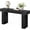 Black, variant on 63-Inch Long Console Tables for Entryway, Large Sofa Table Behind Couch, Wooden Entry Foyer Hallway Table, Industrial Console Sofa Tables for Living Room, Rustic Brown