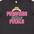 thumbnail image 4 of Inktastic Princess of The Petals with Crown Youth T-Shirt, 4 of 5