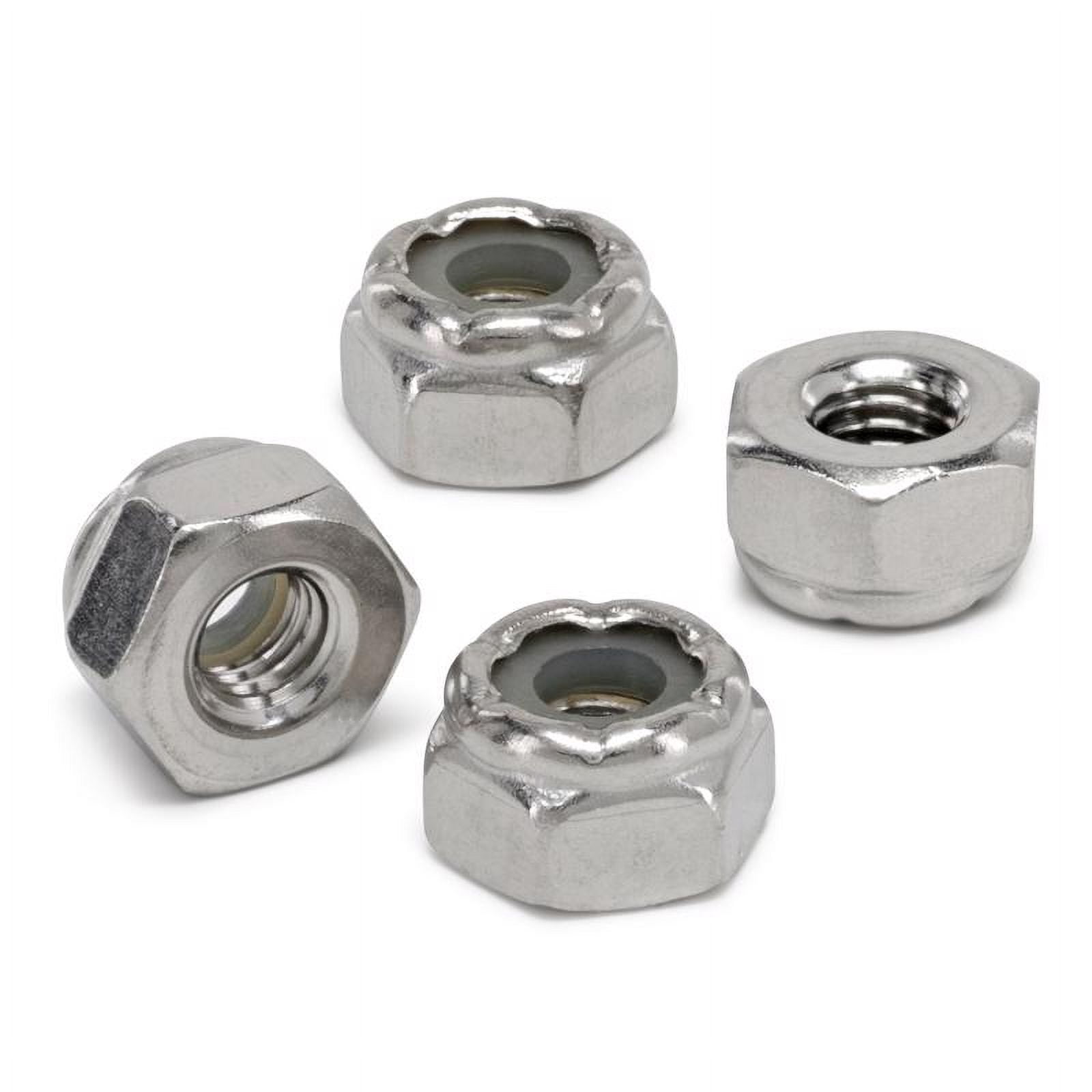 Hillman Nylon Insert Lock Nuts Fine Stainless Steel 100 / Box
