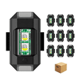thumbnail image 1 of "10p Luces Mini Luz Led Estrobo Para Bicicleta Moto 7 Colores. Lab.G, Negro ", 1 of 5
