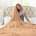 thumbnail image 4 of Cooling Blanket Bed Blanket Thermal Blanket Bed Breathable Soft Comfortable Blankets For Sleeping Washable Blanket For All Season, 4 of 7