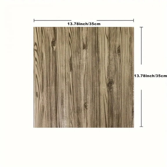 DIY 35X35cm 3D wall sticker wood grain foam self-adhesive waterproof moisture-proof ceiling bedroom kitchen wallpaper